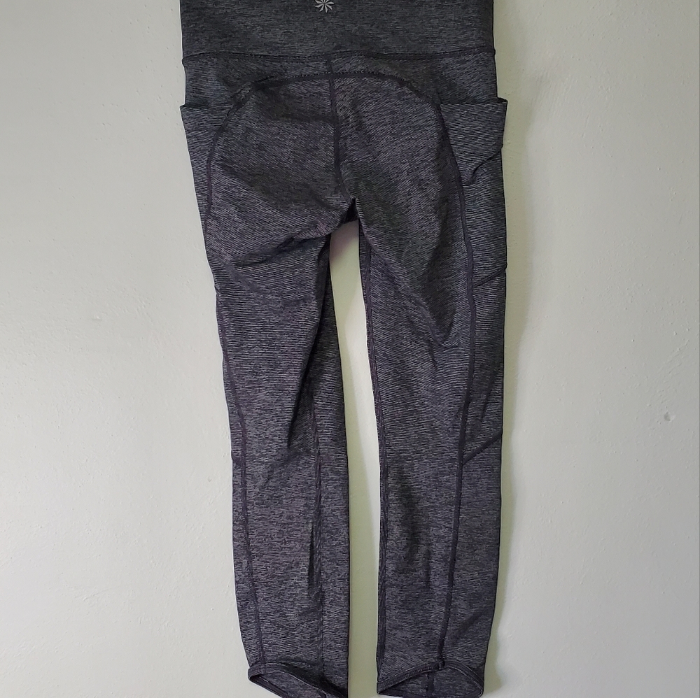Athleta/ Gray Capri Leggings - Picture 3 of 7